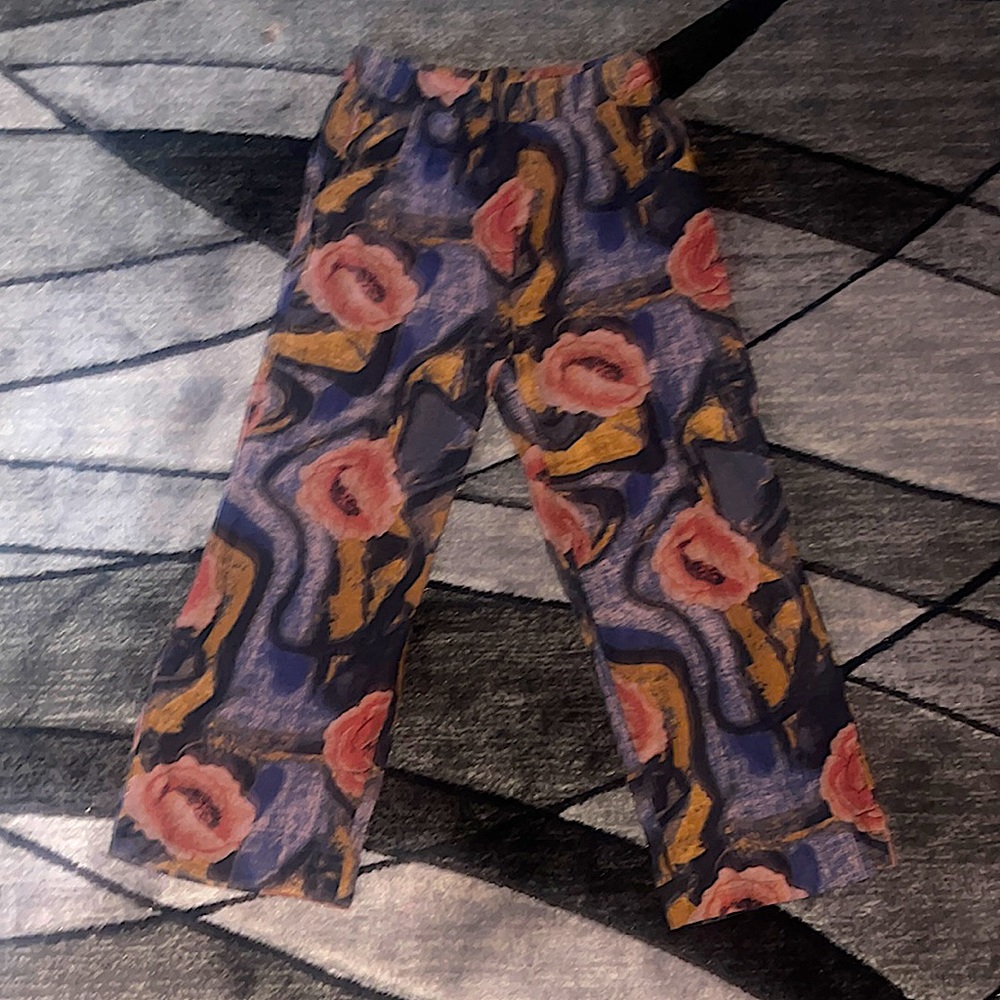 Floral Print Pants